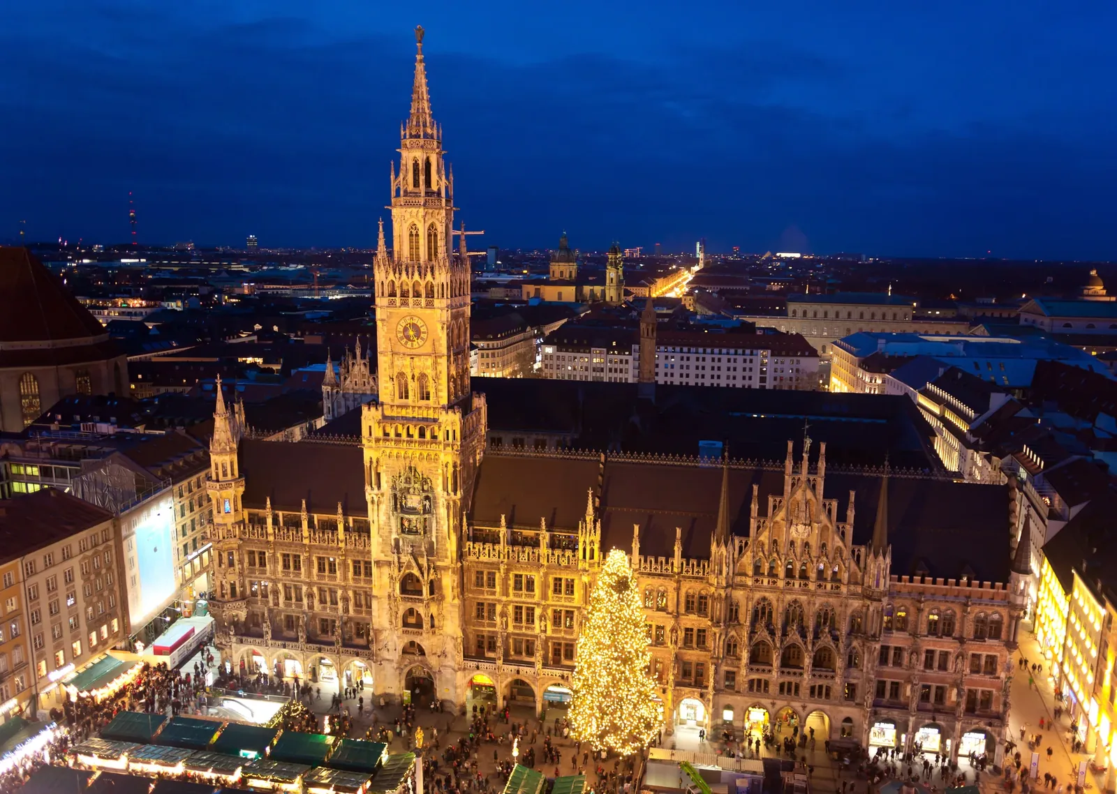 Luftbild von München