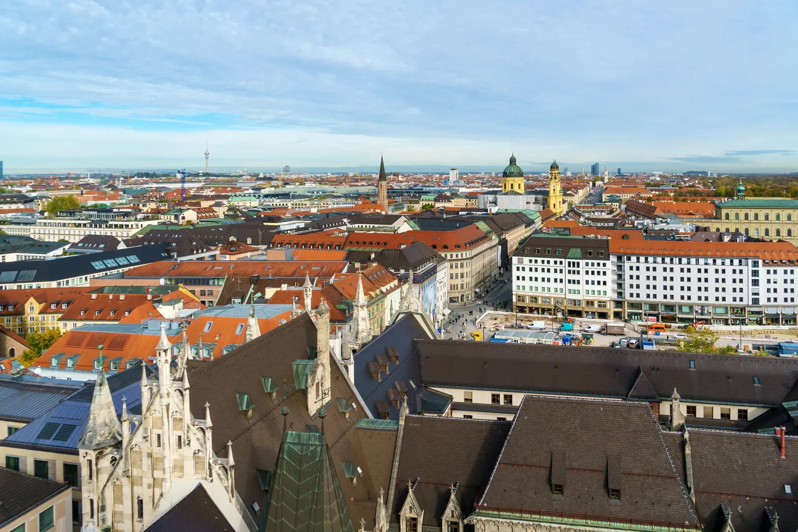 Luftbild von München