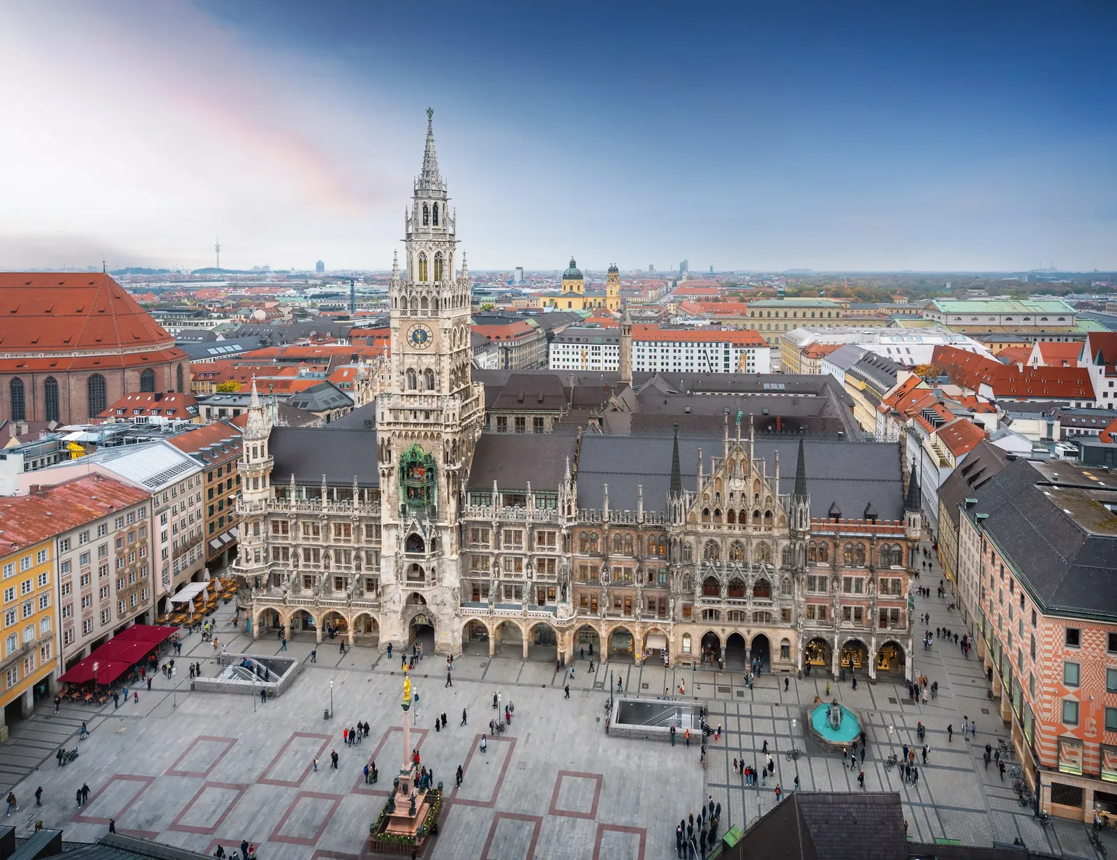 Luftbild von München
