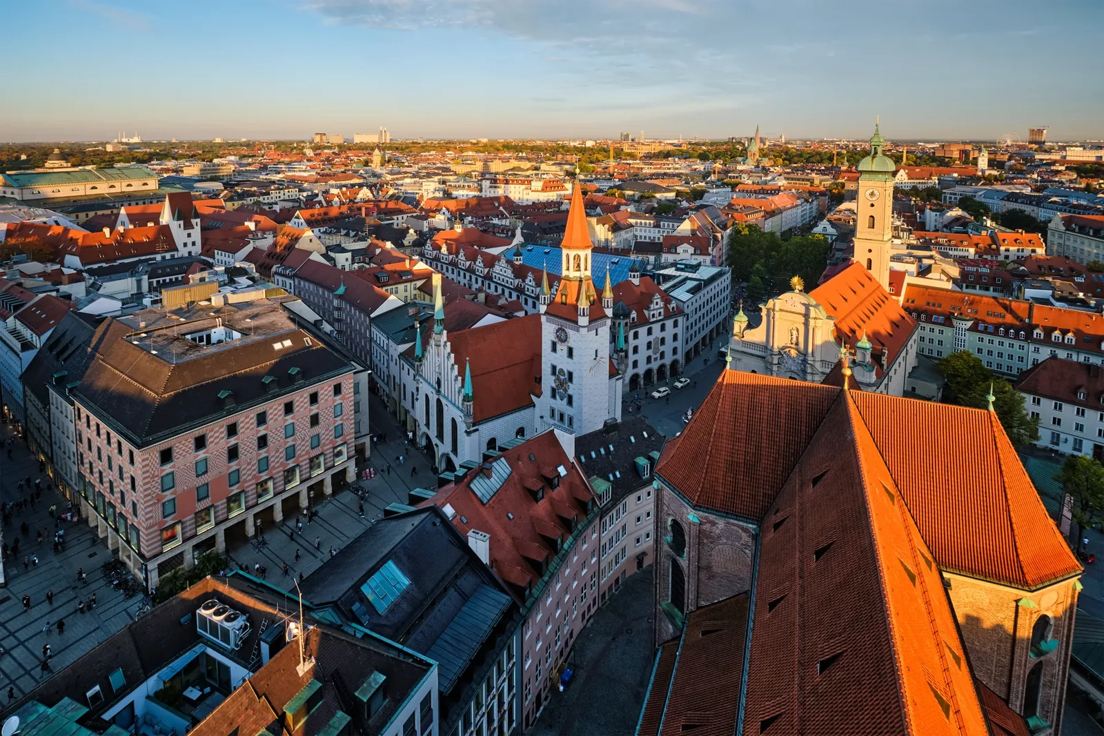 Luftbild von München