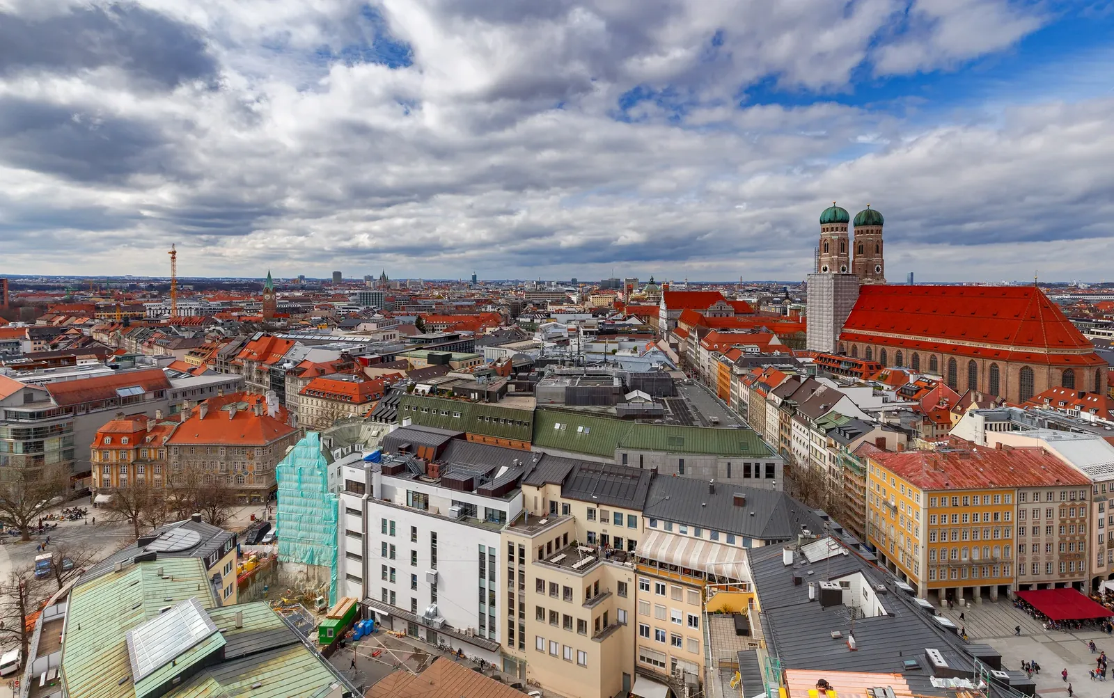 Luftbild von München