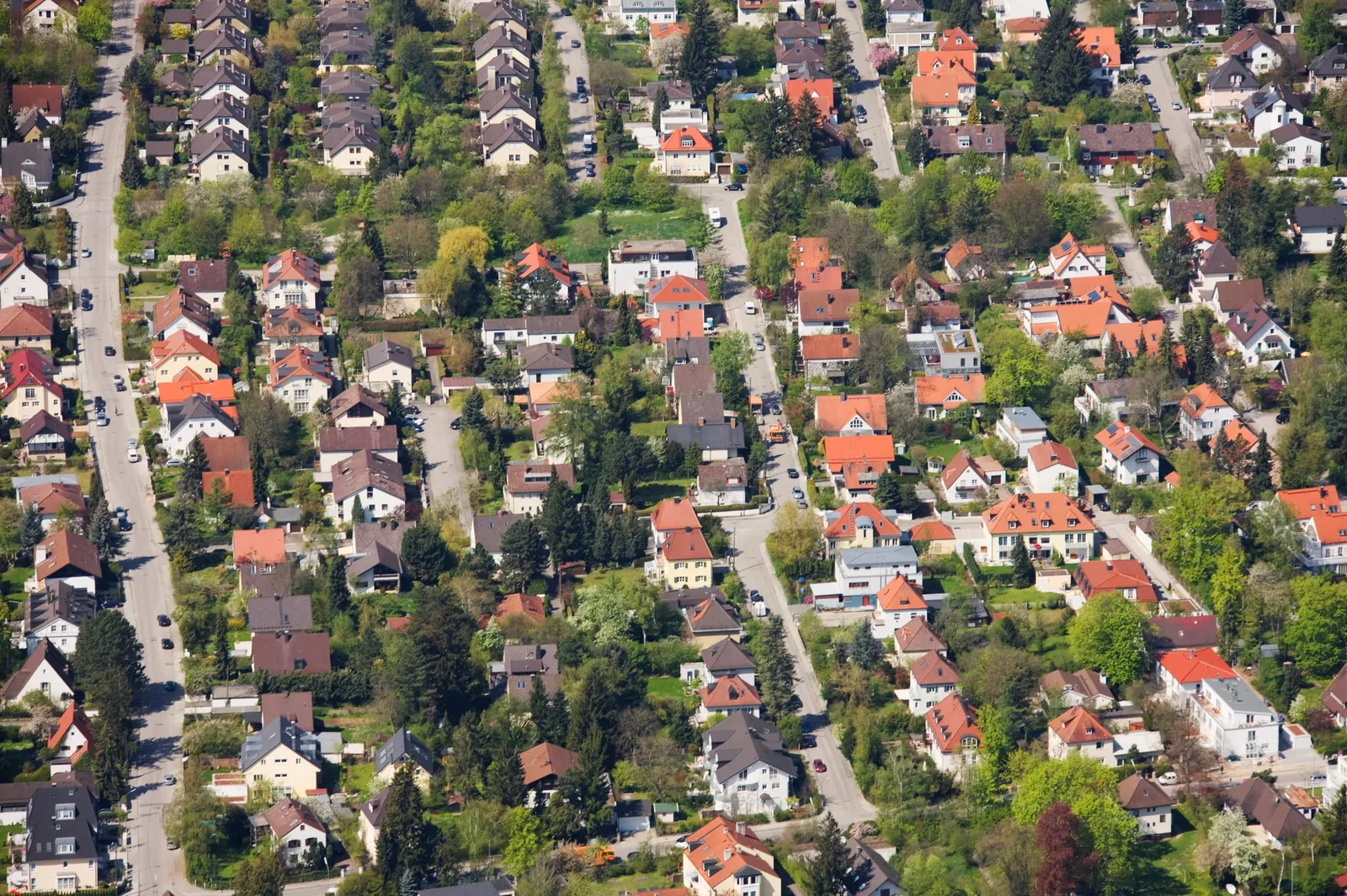 Luftbild von München