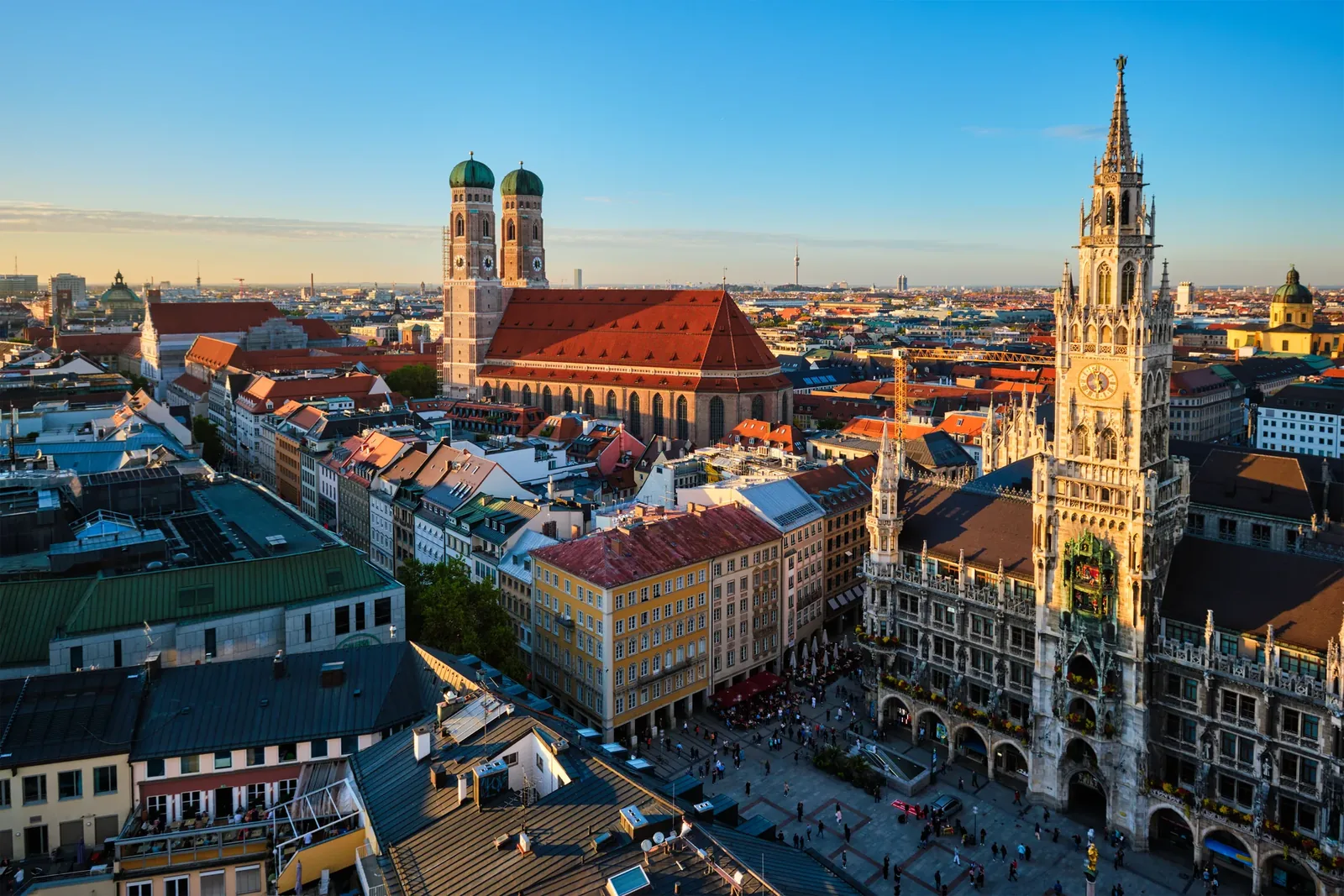 Luftbild von München