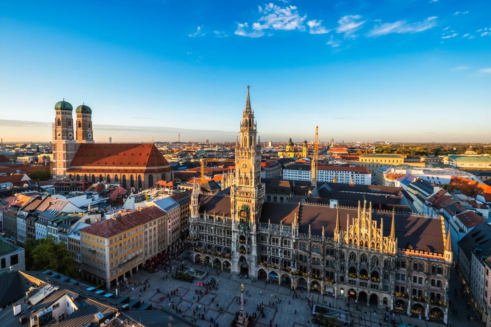 Luftbild von München