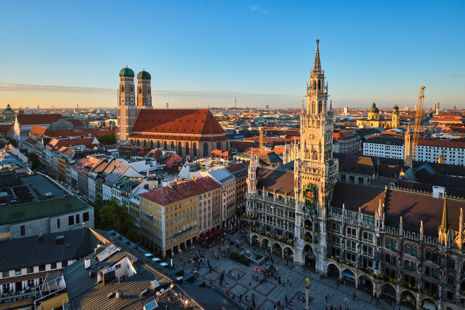 Luftbild von München