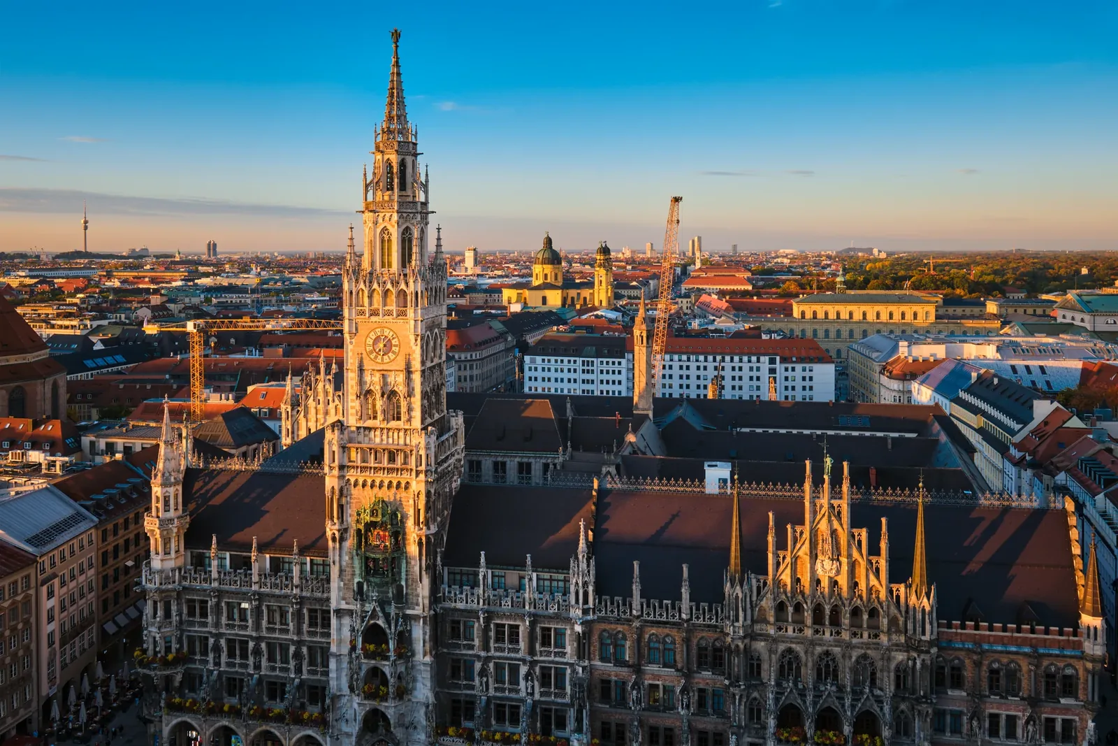 Luftbild von München