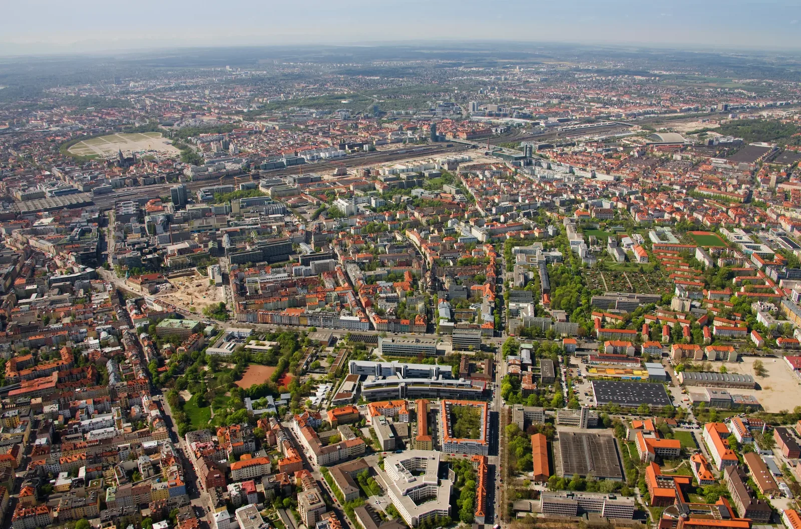 Luftbild von München
