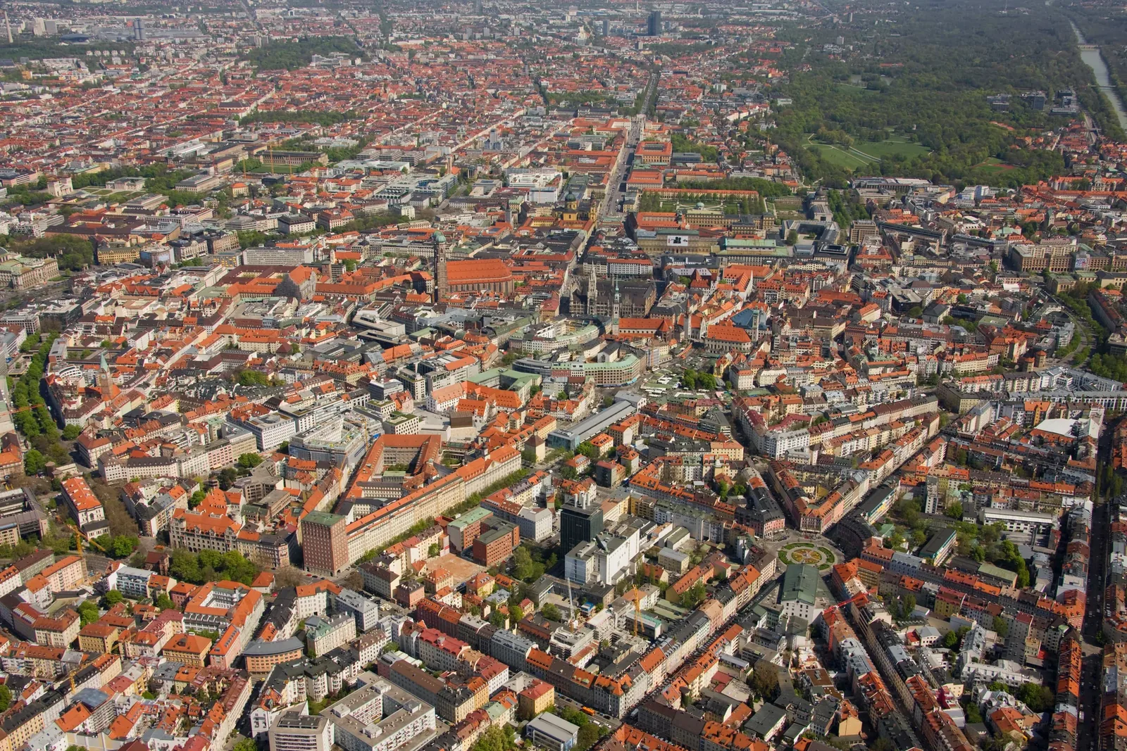 Luftbild von München