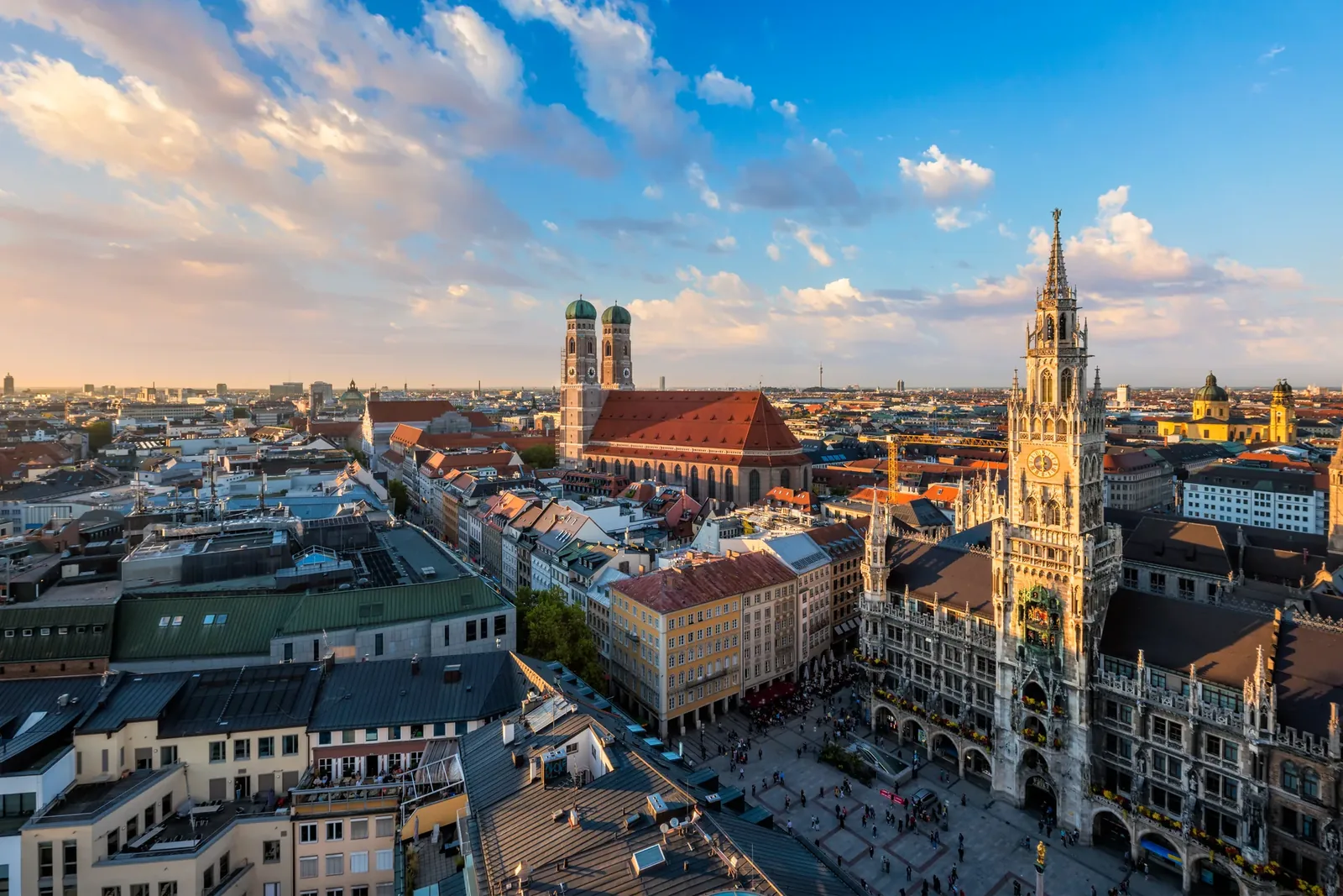 Luftbild von München