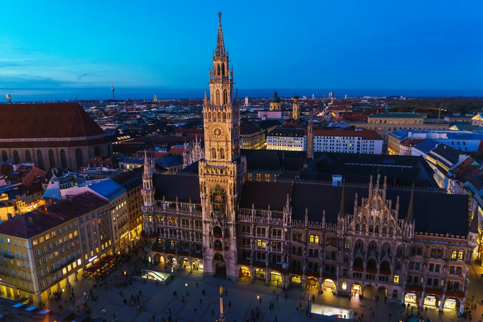 Das Rathaus in München