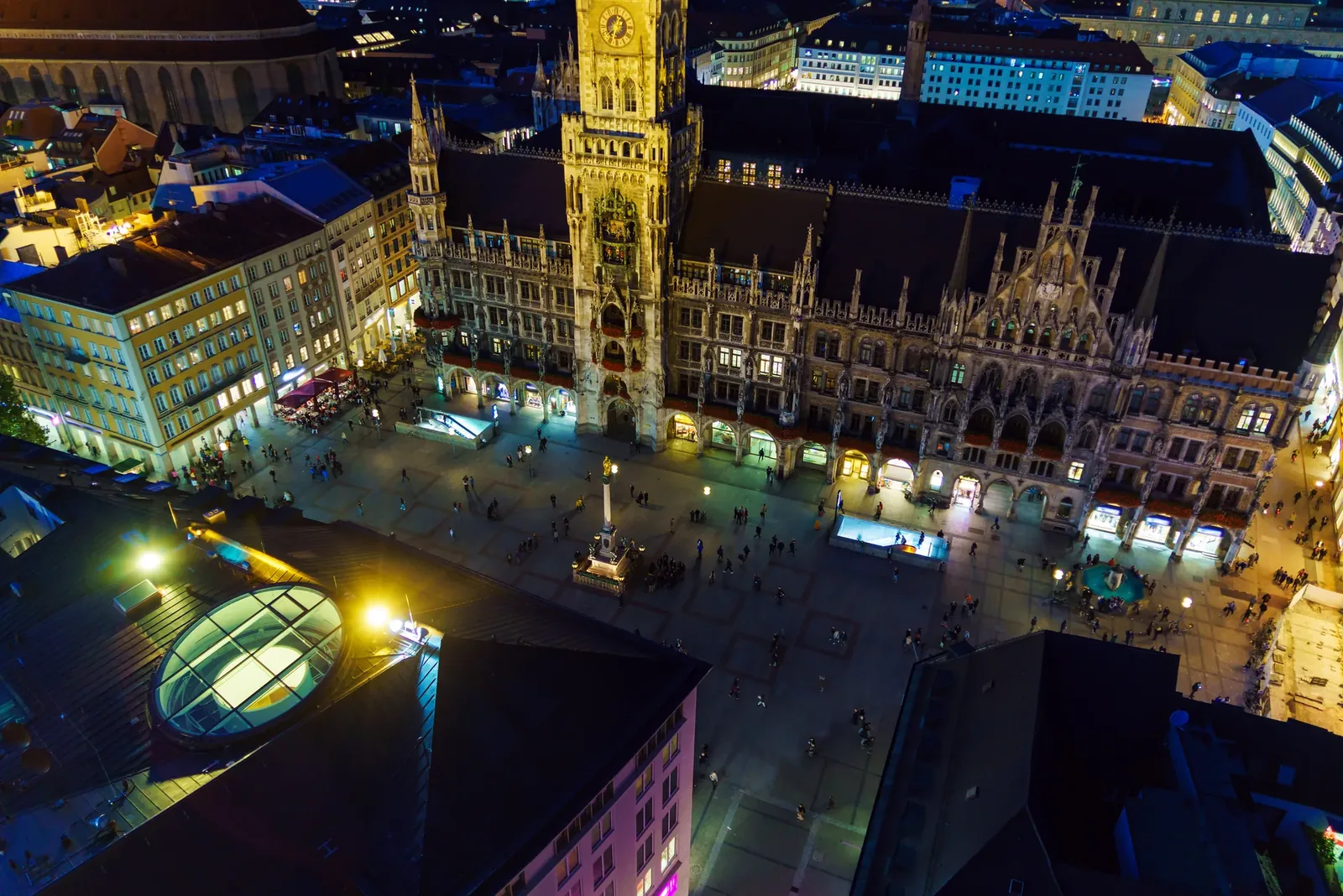 Das Rathaus in München
