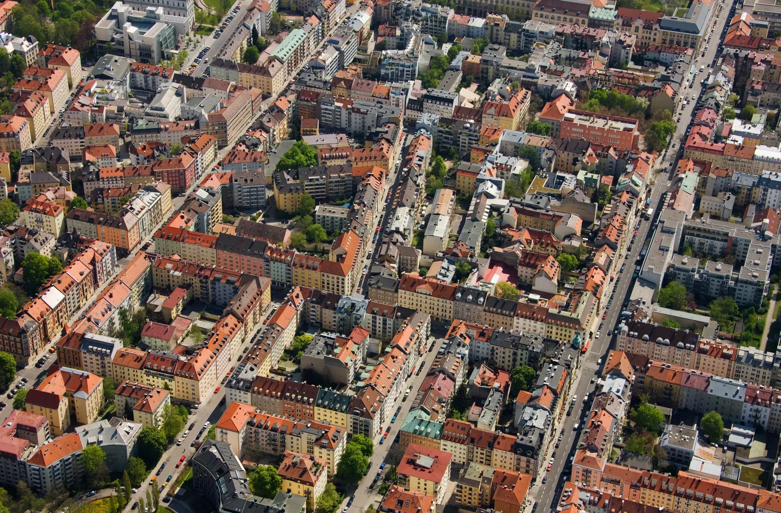 Luftbild von München
