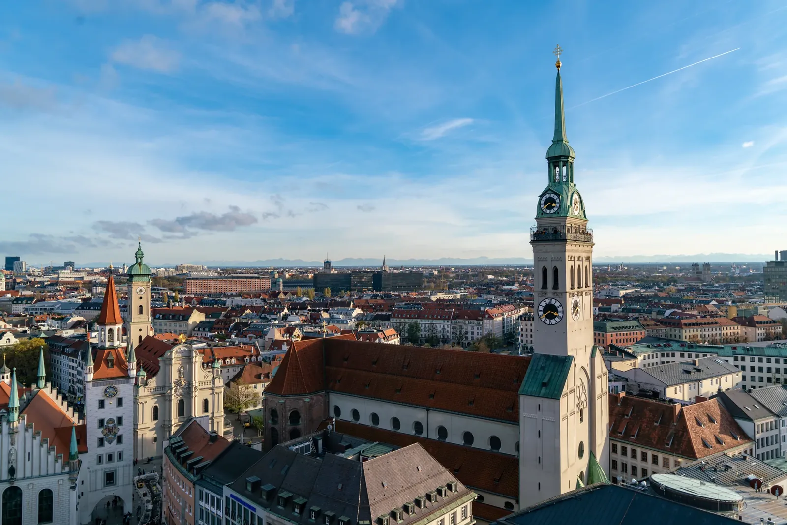 Luftbild von München