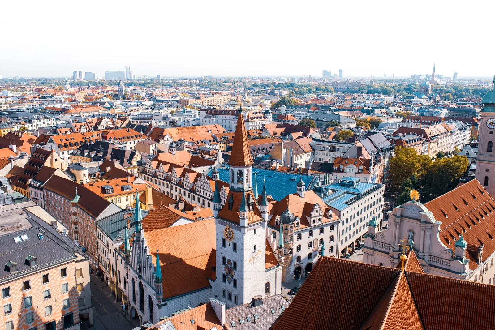 Die Skyline von München
