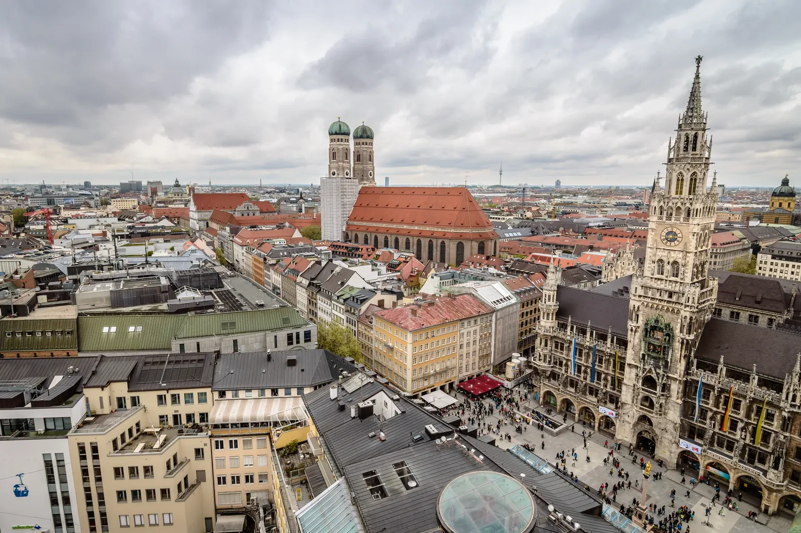 Luftbild von München