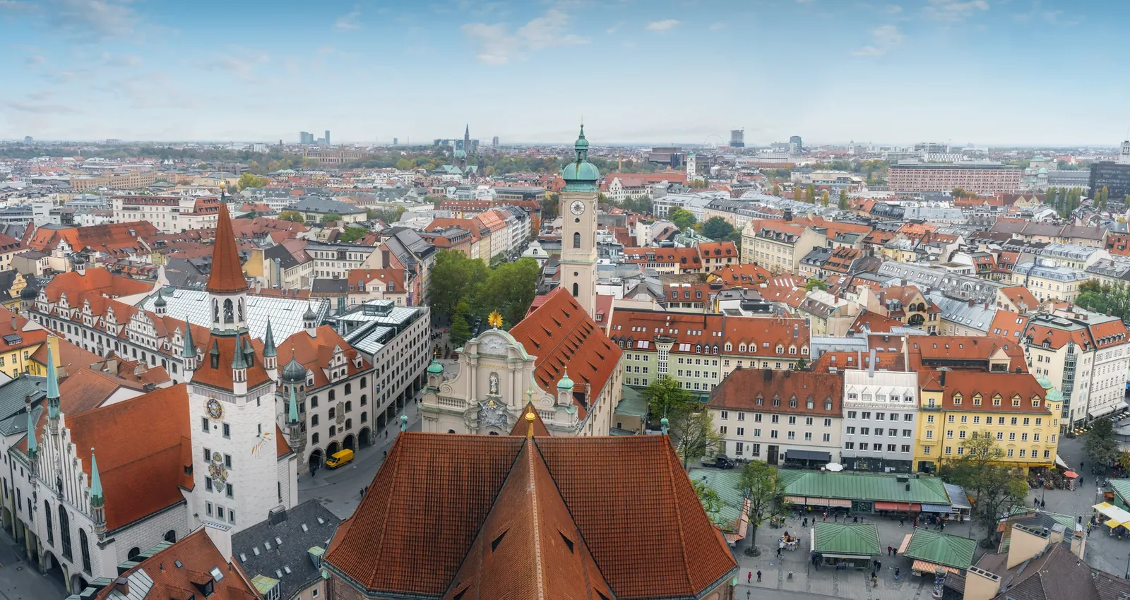 Luftbild von München