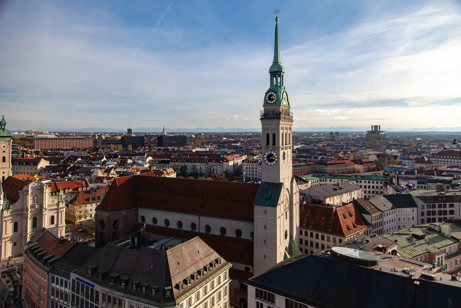 Luftbild von München